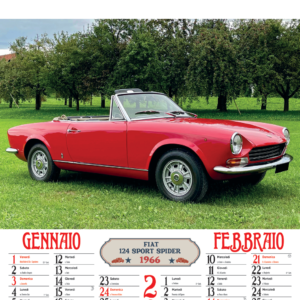 Calendario Illustrato Auto d'Epoca 6 FF