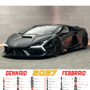 Calendario Illustrato Auto Sportive 6 FF