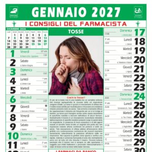 Calendario Illustrato Farmacia 12 FF