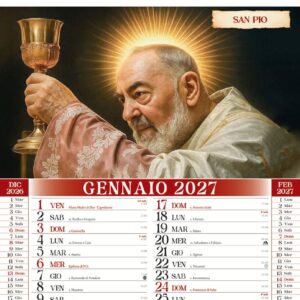Calendario Illustrato San Pio 12 FF
