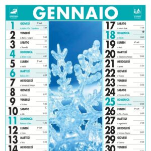 Calendario Illustrato 4 Stagioni 12 FF