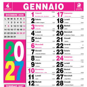 Calendario Olandese Full Color 12 FF