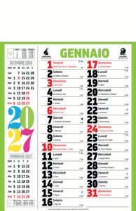 Calendario Olandese Color 12 FF