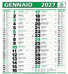 Calendario Olandese 12 FF