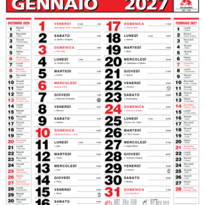 Calendario Olandese Passafoglio 12 FF
