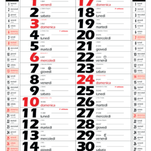 Calendario Olandese Passafoglio 12 FF