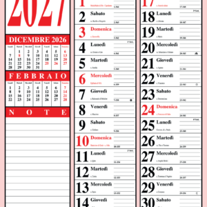 Calendario Olandese 12 FF