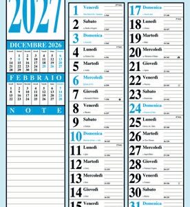 Calendario Olandese Passafoglio 12 FF
