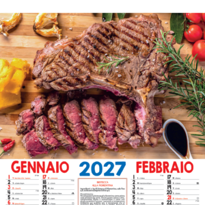 Calendario Illustrato Gastronomia Carne 6 FF