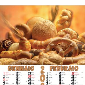 Calendario Illustrato Pane e Merenda 6 FF