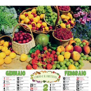 Calendario Illustrato L'orto e il Frutteto 6 FF