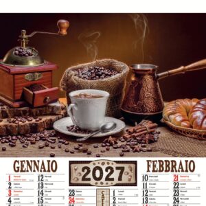 Calendario Illustrato Caffè e Colazione 6 FF