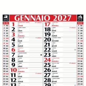 Calendario Olandese Mini 12 FF